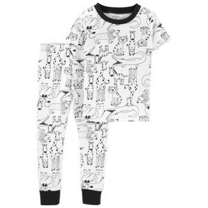 🆕NWT unisex two piece sleepwear by Carters sze 14